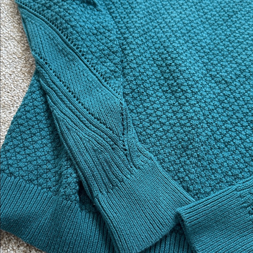 Banana Republic Teal Crew Neck Sweater - Picture 3 of 6